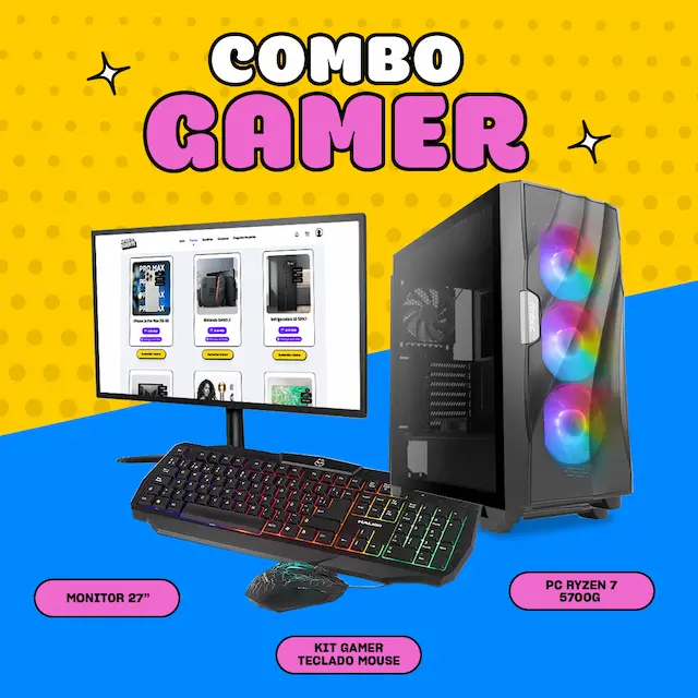 Computadora PC Ryzen 7-5700G